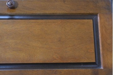 中古　美品　蝦夷(えぞ)民芸家具　上品な佇まいのライティングビューロー　(R-090292)