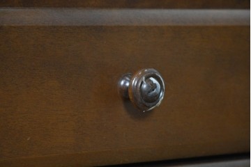 中古　美品　蝦夷(えぞ)民芸家具　上品な佇まいのライティングビューロー　(R-090292)