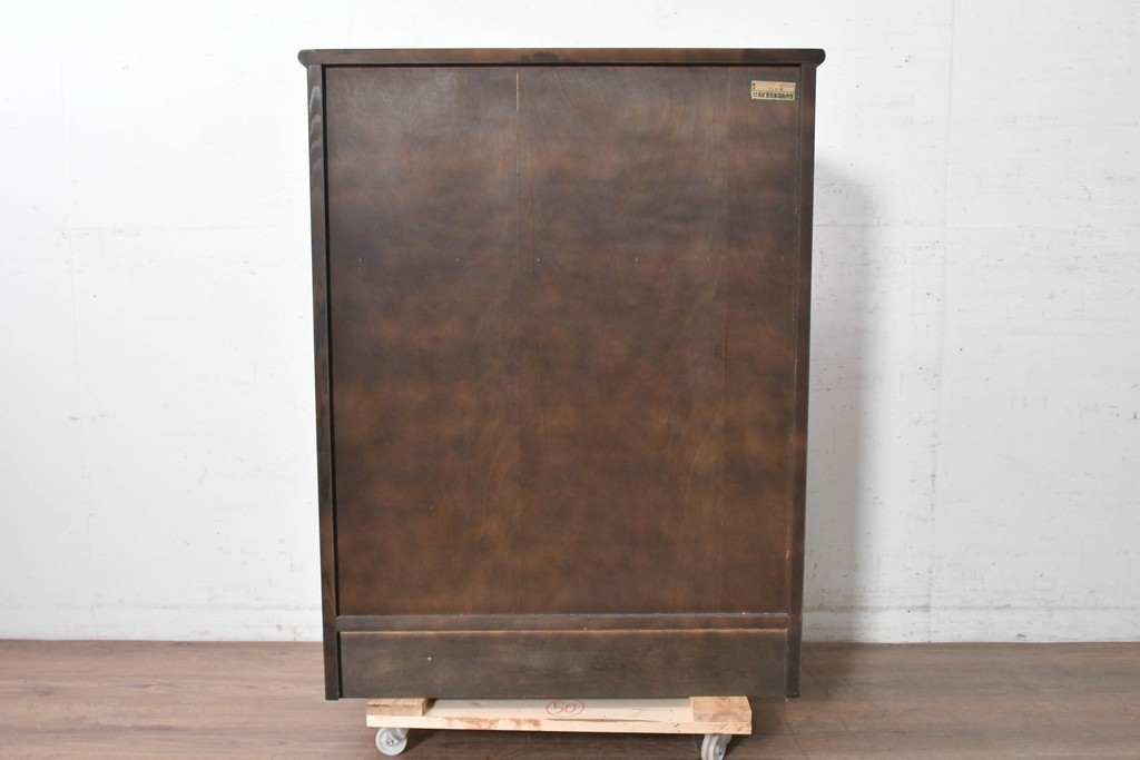 中古　美品　蝦夷(えぞ)民芸家具　上品な佇まいのライティングビューロー　(R-090292)