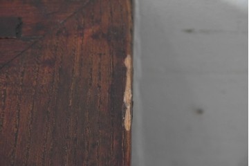 中国ヴィンテージ　1980年頃　清朝様式　中国伝統の意匠が美しいオリエンタルなダイニングテーブル　(R-090300)