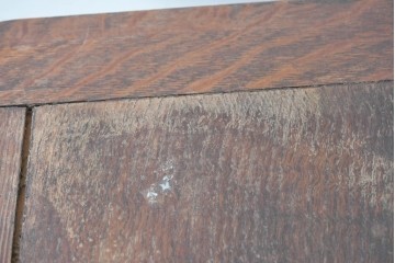 イギリスアンティーク　1920年頃　オーク材　アカンサス彫刻のバルボスレッグが美しいバタフライテーブル　(R-090306)