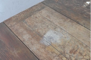 イギリスアンティーク　1920年頃　オーク材　アカンサス彫刻のバルボスレッグが美しいバタフライテーブル　(R-090306)