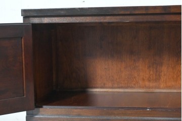 中古　松本民芸家具　和・洋どちらのお部屋にも取り入れやすい!　落ち着いた色合いと框組が魅力のローボード　(R-090314)