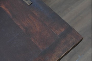 中古　美品　軽井沢彫り　繊細な桜の彫刻が美しいライティングビューロー　(R-090315)