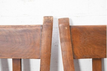 イギリスアンティーク　1910年頃　ウィンザーチェア　カントリースタイルの素朴なダイニングチェア4脚セット　(R-090322)
