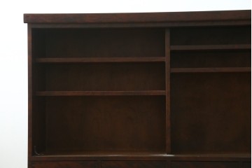 中古　美品　和光　NEW北樹　希少な廃番品　縦格子が和の雰囲気をより一層引き立てる水屋箪笥サイドボード　(R-090340)