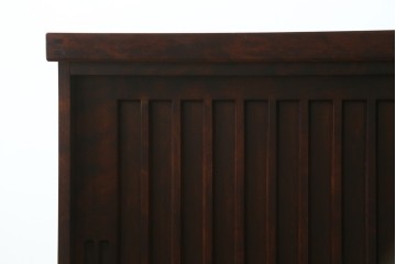 中古　美品　和光　NEW北樹　希少な廃番品　縦格子が和の雰囲気をより一層引き立てる水屋箪笥サイドボード　(R-090340)