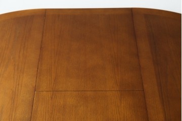中古　美品　三越家具　COUNTRY HOUSE(カントリーハウス)　Brugge(ブルージュ)　クラシカルな佇まいが魅力の伸長式ラウンドテーブル　(R-090346)