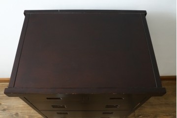 中古　民芸家具　和光　NEW北樹　和モダンデザイン　上品な佇まいのチェスト　(R-090347)