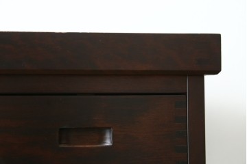 中古　民芸家具　和光　NEW北樹　和モダンデザイン　上品な佇まいのチェスト　(R-090347)