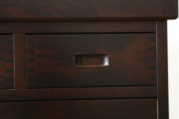 中古　民芸家具　和光　NEW北樹　和モダンデザイン　上品な佇まいのチェスト　(R-090347)