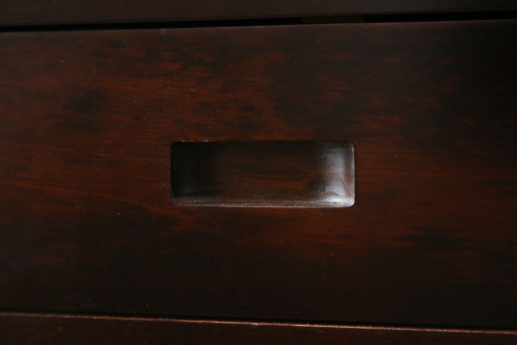 中古　民芸家具　和光　NEW北樹　和モダンデザイン　上品な佇まいのチェスト　(R-090347)