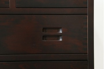中古　民芸家具　和光　NEW北樹　和モダンデザイン　上品な佇まいのチェスト　(R-090347)