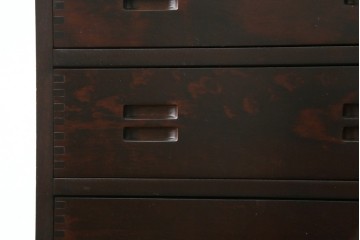 中古　民芸家具　和光　NEW北樹　和モダンデザイン　上品な佇まいのチェスト　(R-090347)