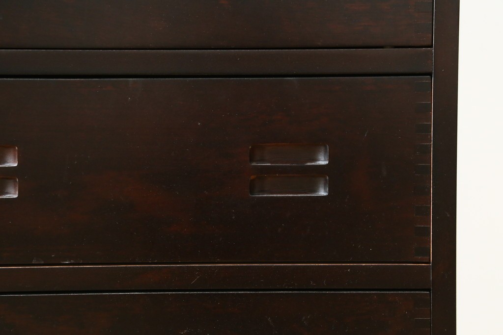 中古　民芸家具　和光　NEW北樹　和モダンデザイン　上品な佇まいのチェスト　(R-090347)