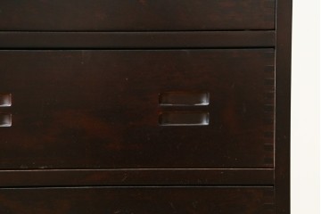 中古　民芸家具　和光　NEW北樹　和モダンデザイン　上品な佇まいのチェスト　(R-090347)