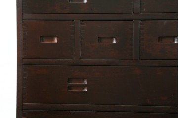 中古　民芸家具　和光　NEW北樹　和モダンデザイン　上品な佇まいのチェスト　(R-090348)