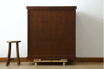 中古　民芸家具　和光　NEW北樹　和モダンデザイン　上品な佇まいのチェスト　(R-090348)