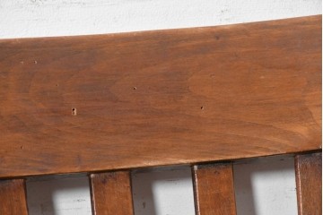 イギリスヴィンテージ　すっきりとしたシルエットのダイニングチェア4脚セット(R-090353)