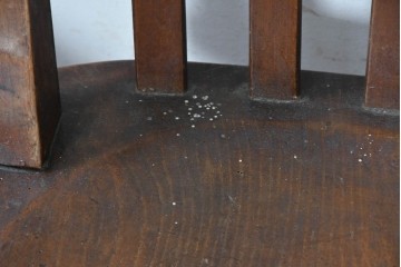 イギリスヴィンテージ　すっきりとしたシルエットのダイニングチェア4脚セット(R-090353)