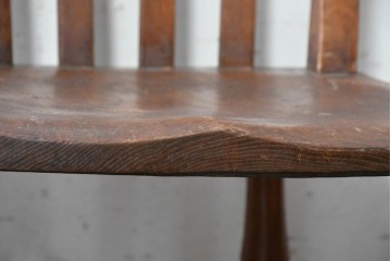 イギリスヴィンテージ　すっきりとしたシルエットのダイニングチェア4脚セット(R-090353)