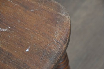 イギリスヴィンテージ　すっきりとしたシルエットのダイニングチェア4脚セット(R-090354)