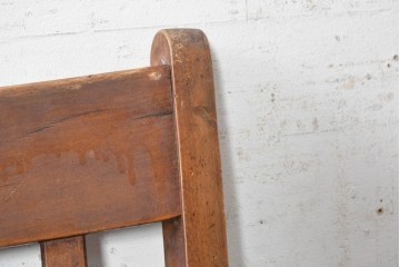 イギリスヴィンテージ　すっきりとしたシルエットのダイニングチェア4脚セット(R-090355)