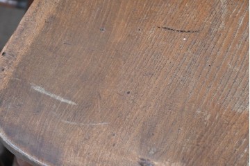 イギリスヴィンテージ　すっきりとしたシルエットのダイニングチェア4脚セット(R-090356)