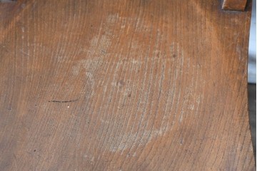 イギリスヴィンテージ　すっきりとしたシルエットのダイニングチェア4脚セット(R-090356)