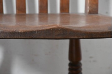 イギリスヴィンテージ　すっきりとしたシルエットのダイニングチェア4脚セット(R-090356)
