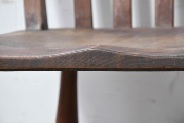 イギリスヴィンテージ　すっきりとしたシルエットのダイニングチェア3脚セット(R-090357)