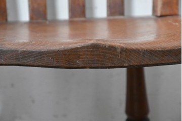 イギリスヴィンテージ　すっきりとしたシルエットのダイニングチェア3脚セット(R-090357)