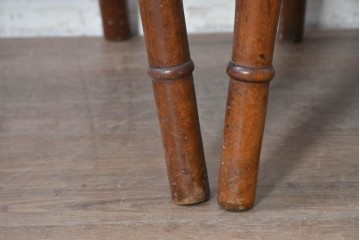 イギリスヴィンテージ　すっきりとしたシルエットのダイニングチェア2脚セット(R-090358)