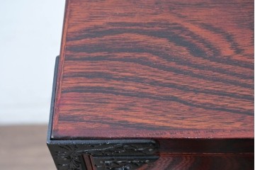 中古　美品　岩谷堂箪笥　桐文様の飾り金具が気品漂う小箪笥　(R-090363)