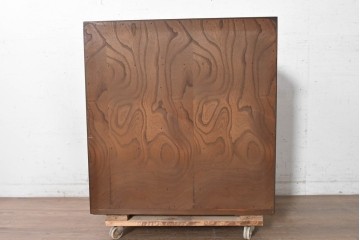 中古　美品　岩谷堂箪笥　桐文様の飾り金具が気品漂う小箪笥　(R-090363)