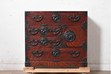 中古　美品　岩谷堂箪笥　小物整理におすすめ!　小振りながら存在感のある極小箪笥　(R-090364)