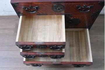 中古　美品　岩谷堂箪笥　小物整理におすすめ!　小振りながら存在感のある極小箪笥　(R-090364)