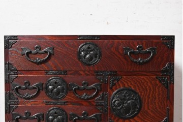 中古　美品　岩谷堂箪笥　小物整理におすすめ!　小振りながら存在感のある極小箪笥　(R-090364)