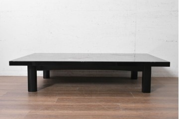 中古　美品　輪島塗　和の趣を楽しめる扇面文様の座卓　(R-090374)