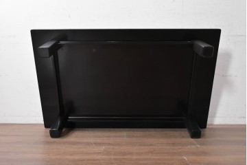 中古　美品　輪島塗　和の趣を楽しめる扇面文様の座卓　(R-090374)