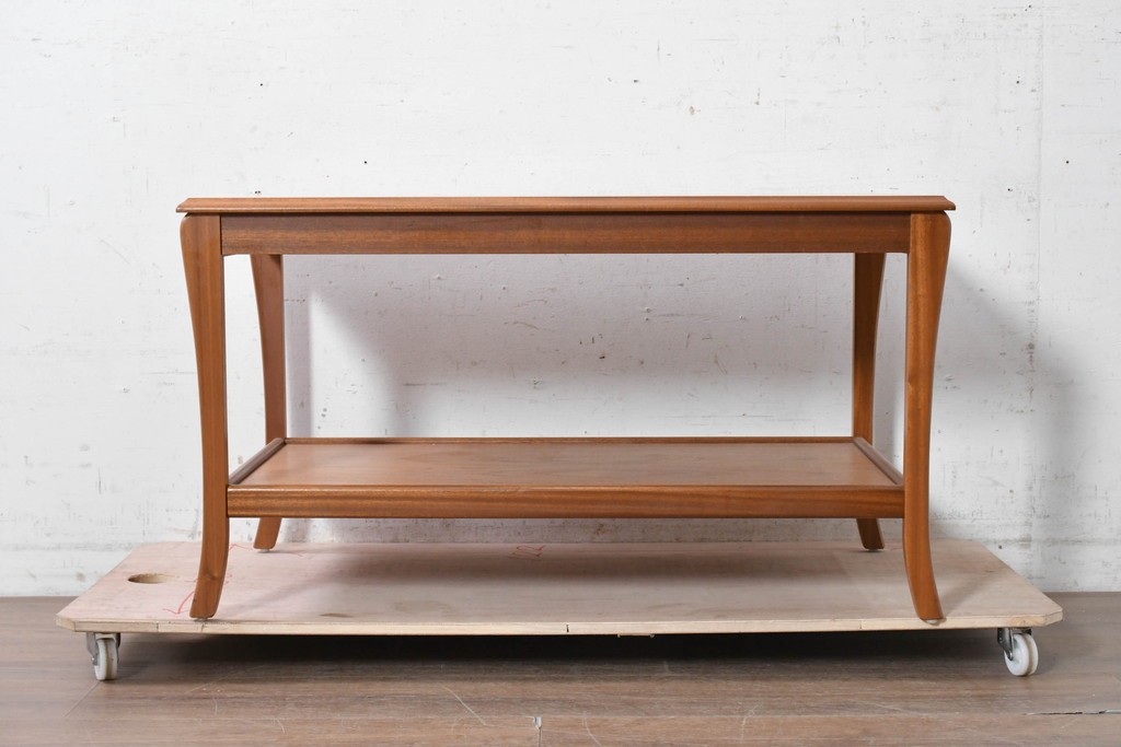 イギリスヴィンテージ　Sutcliffe furniture(サトクリフ・ファニチャー)　チーク材　スライド天板付きセンターテーブル　(R-090375)
