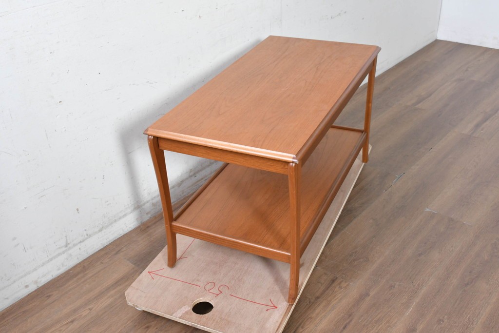 イギリスヴィンテージ　Sutcliffe furniture(サトクリフ・ファニチャー)　チーク材　スライド天板付きセンターテーブル　(R-090375)