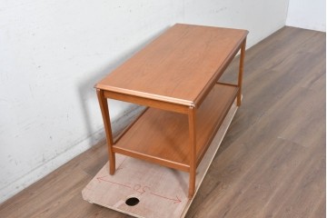 イギリスヴィンテージ　Sutcliffe furniture(サトクリフ・ファニチャー)　チーク材　スライド天板付きセンターテーブル　(R-090375)
