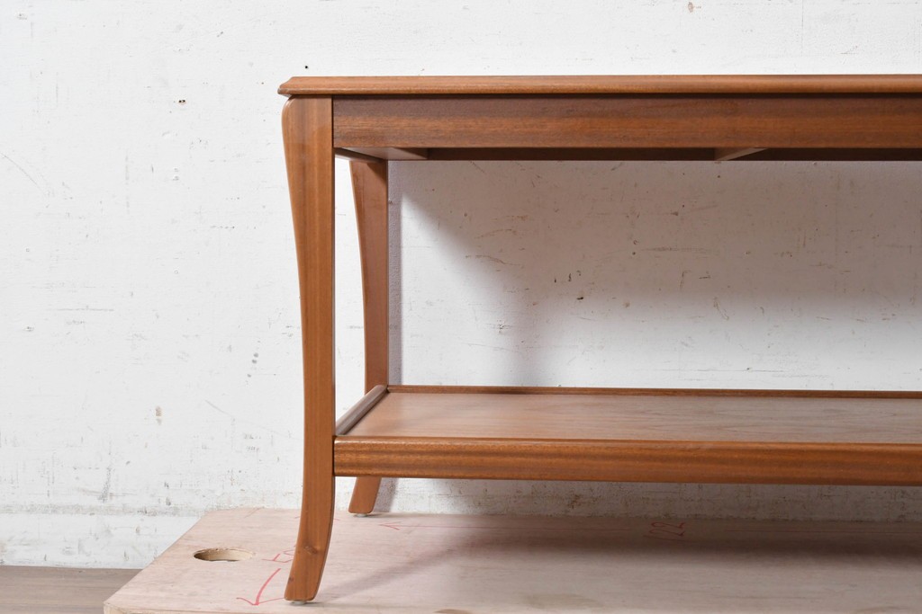 イギリスヴィンテージ　Sutcliffe furniture(サトクリフ・ファニチャー)　チーク材　スライド天板付きセンターテーブル　(R-090375)