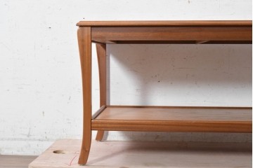イギリスヴィンテージ　Sutcliffe furniture(サトクリフ・ファニチャー)　チーク材　スライド天板付きセンターテーブル　(R-090375)