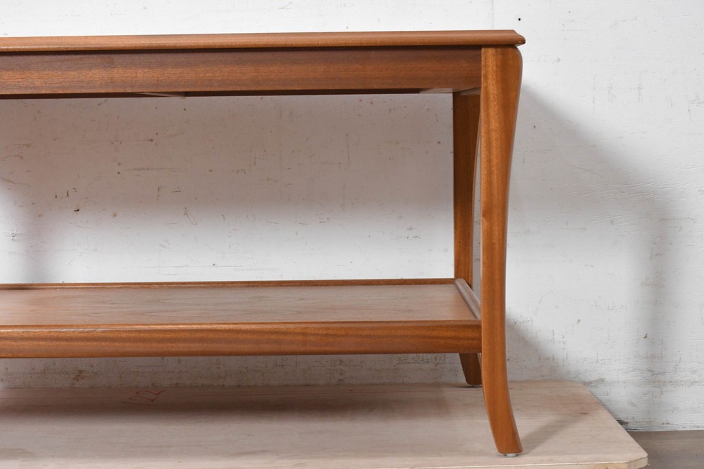 イギリスヴィンテージ　Sutcliffe furniture(サトクリフ・ファニチャー)　チーク材　スライド天板付きセンターテーブル　(R-090375)