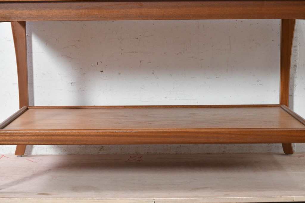 イギリスヴィンテージ　Sutcliffe furniture(サトクリフ・ファニチャー)　チーク材　スライド天板付きセンターテーブル　(R-090375)