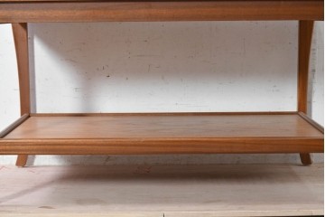 イギリスヴィンテージ　Sutcliffe furniture(サトクリフ・ファニチャー)　チーク材　スライド天板付きセンターテーブル　(R-090375)