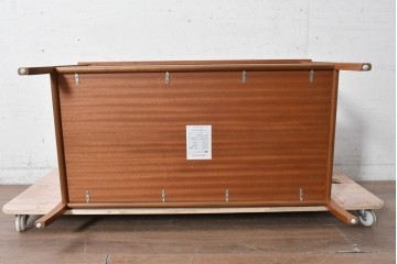 イギリスヴィンテージ　Sutcliffe furniture(サトクリフ・ファニチャー)　チーク材　スライド天板付きセンターテーブル　(R-090375)