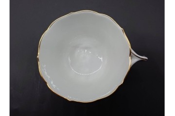 ドイツ製　Meissen(マイセン)　ベーシックフラワー　一つ花デザイン　繊細な花絵が美しいカップ&ソーサー6客セット　外箱付き　(R-090399)